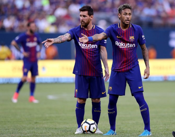 AFP/„Scanpix“ nuotr./Lionelis Messi ir Neymaras