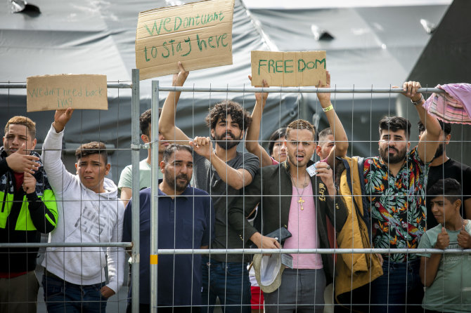 Luko Balandžio / 15min nuotr./Migrantai Druskininkų užkardoje