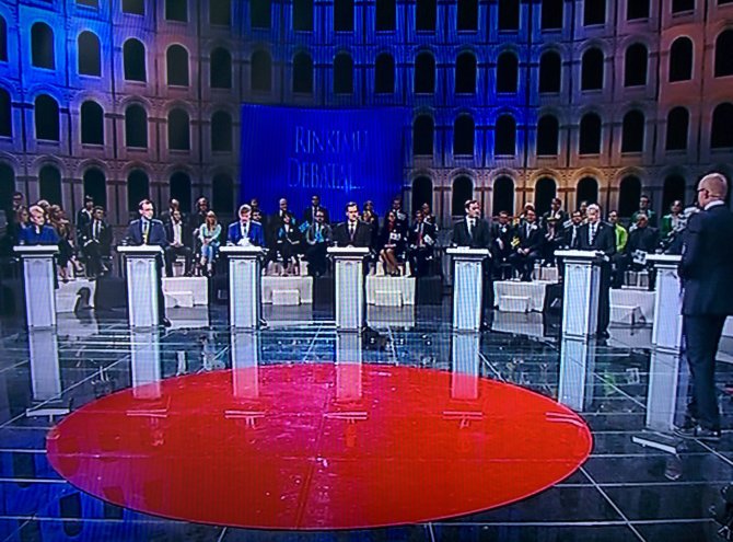 15min.lt nuotr./Kandidatų į prezidentus debatai