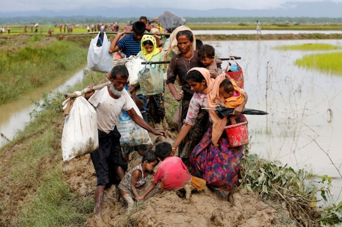 „Reuters“/„Scanpix“ nuotr./Rohinjai