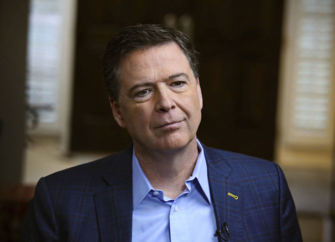 „Scanpix“/AP nuotr./Jamesas Comey duoda interviu ABC