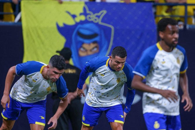 AFP/„Scanpix“ nuotr./Cristiano Ronaldo ir „Al-Nassr“ futbolininkai