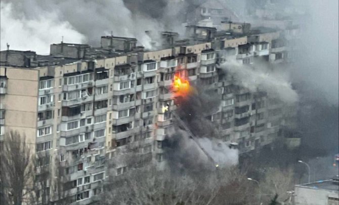 Telegram/Kyjivą sudrebino sprogimai