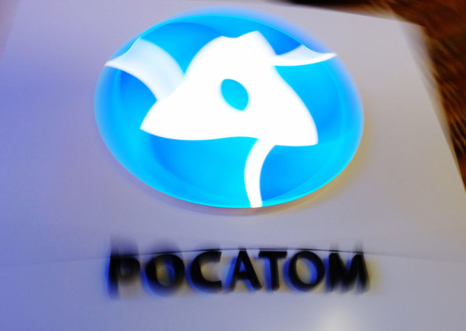 „Scanpix“ nuotr./„Rosatom“ logotipas