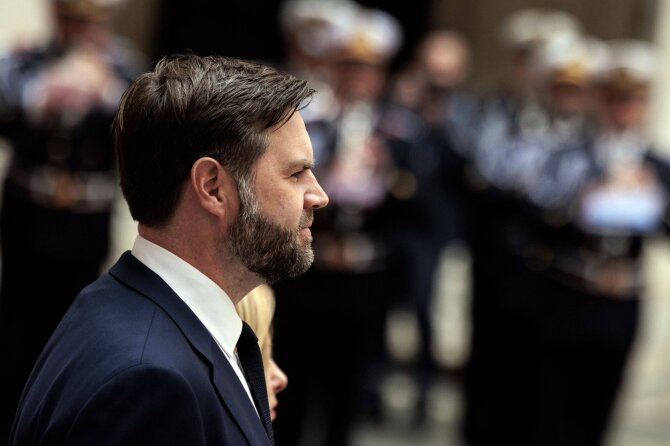 J. D. Vance'as / Francesco Fotia/AGF/SIPA / Francesco Fotia/AGF/SIPA