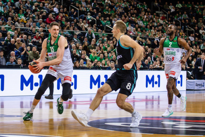 Teodoro Biliūno / BNS nuotr./LKL: Kauno „Žalgiris“ – Vilniaus „Wolves“