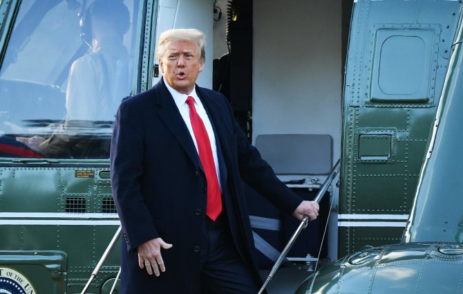 AFP/„Scanpix“ nuotr./Donaldas Trumpas 