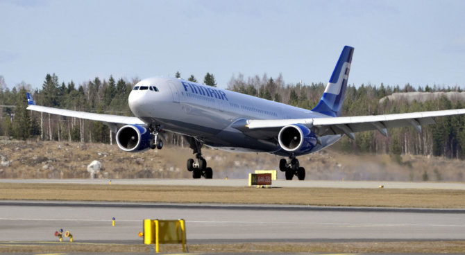 „Reuters“/„Scanpix“ nuotr./„Finnair“ lėktuvas