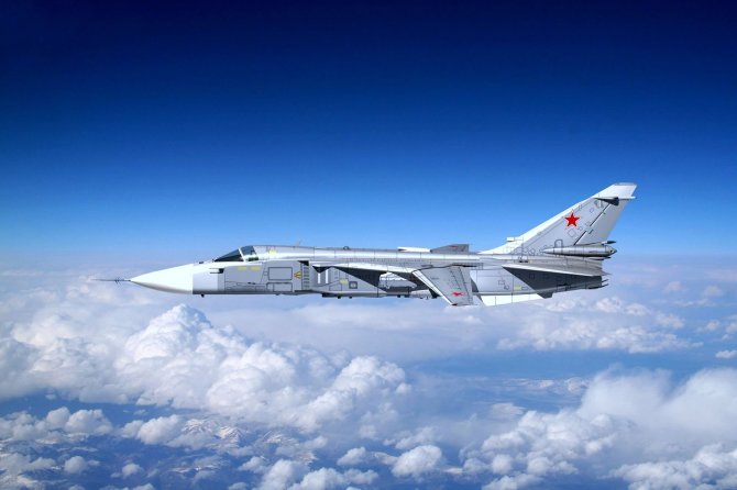 Airwar.ru iliustr./Rusijos karinis lėktuvas Su 24