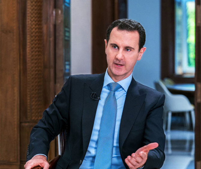 „Scanpix“/„SIPA“ nuotr./Basharas al Assadas