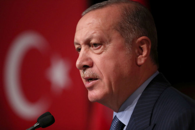 „Reuters“/„Scanpix“ nuotr./Recepas Tayyipas Erdoganas vyksta į Vokietiją
