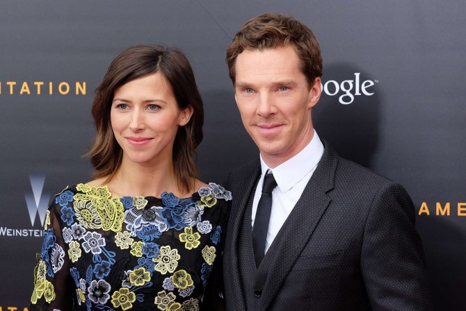 AFP/„Scanpix“ nuotr./Benedictas Cumberbatchas ir Sophie Hunter