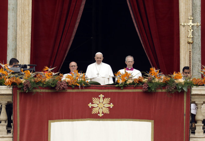 „Scanpix“ nuotr./Popiežiaus kreipimasis Vatikane