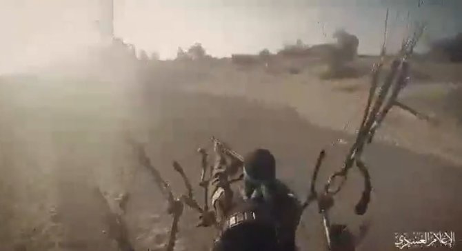 Stopkadras/Kaip „Hamas“ grupuotė treniravosi su motorizuotomis skraidyklėmis