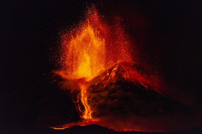 „Scanpix“/AP nuotr./Etnos ugnikalnio išsiveržimas 