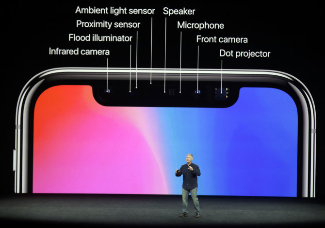 „Scanpix“/AP nuotr./„iPhone X“ pristatymas