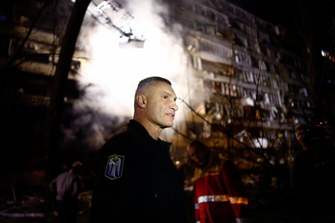 AFP/„Scanpix“ nuotr./Kyjivo meras Vitalijus Klyčko