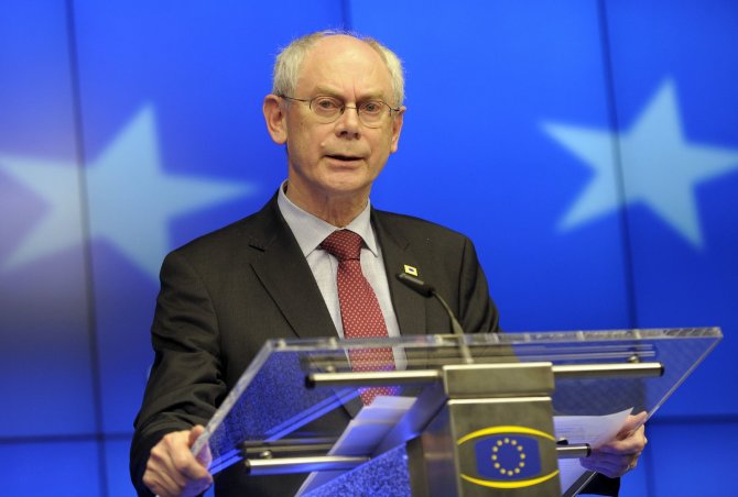 „Reuters“/„Scanpix“ nuotr./Europos Vadovų Tarybos pirmininkas Hermanas Van Rompuy