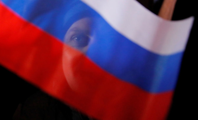„Reuters“/„Scanpix“ nuotr./Rusijos vėliava