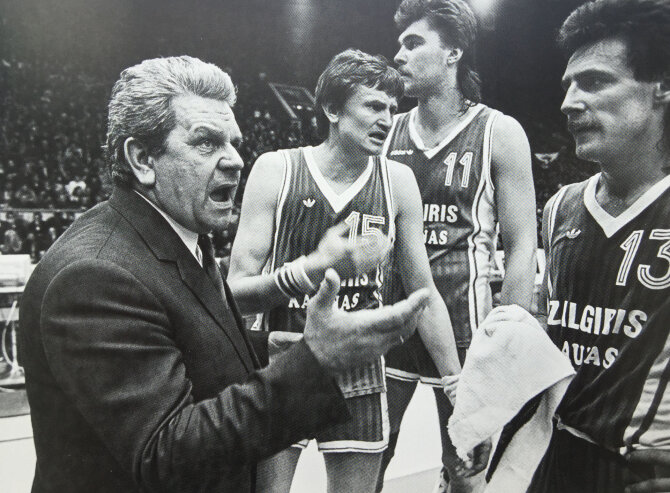Nuotrauka iš knygos „Legendiniai Žalgirio vyrai“/Finalas Maskvoje
