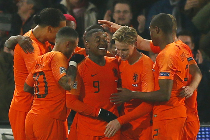 „Scanpix“/AP nuotr./Nyderlandų futbolo rinktinė