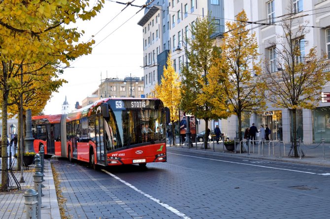 Vilniaus miesto savivaldybės nuotr./Vilniaus autobusas