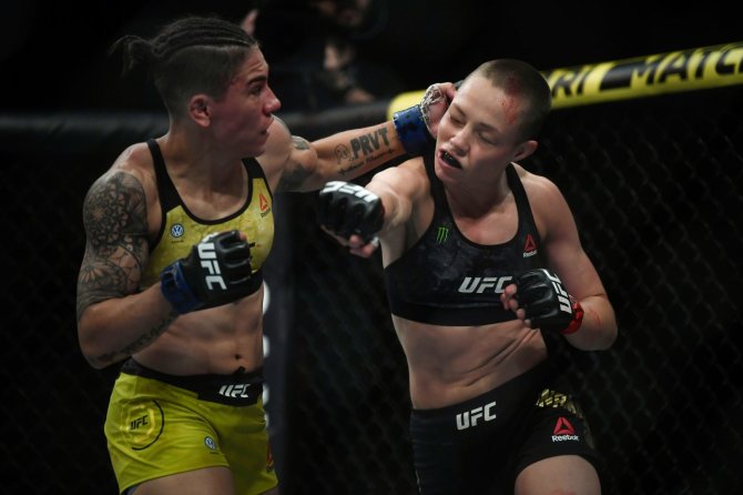 „Scanpix“ nuotr./Rose Namajunas prieš Jessicą Andrade 