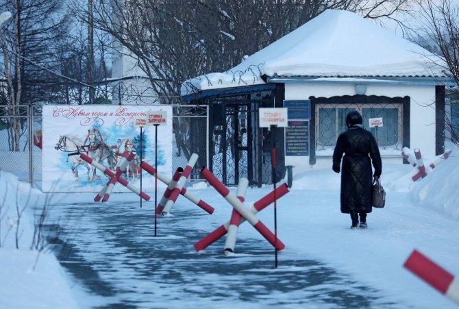 „Reuters“/„Scanpix“ nuotr./Ypatingojo režimo pataisos darbų kolonija nr.3 Charpe, kur mirė Aleksejus Navalnas 