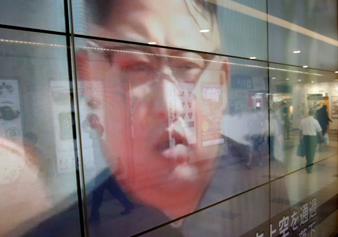 „Reuters“/„Scanpix“ nuotr./Šiaurės Korėjos lyderis Kim Jong Unas