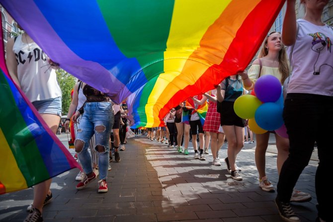 Žygimanto Gedvilos / 15min nuotr./LGBT eitynės Vilniuje