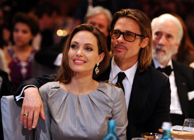 „Reuters“/„Scanpix“ nuotr./Bradas Pittas ir Angelina Jolie (2012 m.)