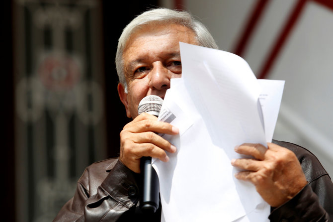 „Reuters“/„Scanpix“ nuotr./Andresas Manuelis Lopezas Obradoras