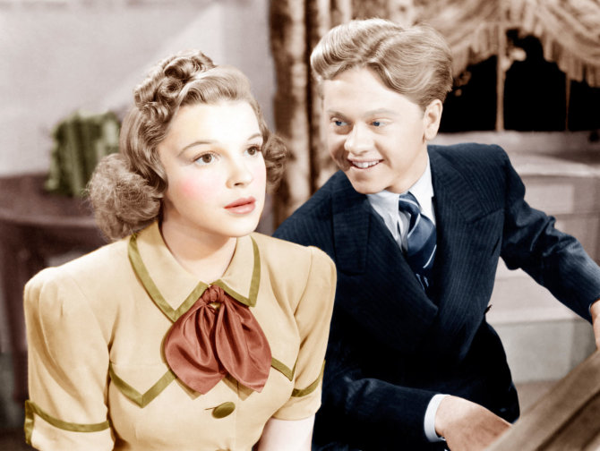 AOP nuotr./Judy Garland ir Mickey Rooney 1940-aisiais