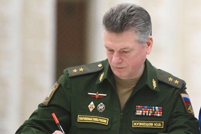„RIA Novosti“/Rusijos gynybos ministerijos personalo valdybos vadas generolas leitenantas Jurijus Kuznecovas
