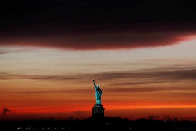 „Reuters“/„Scanpix“ nuotr./Laisvės statula Niujorke