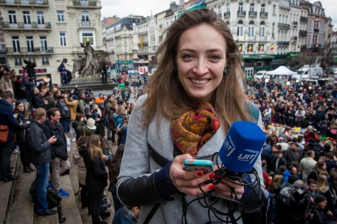 Vidmanto Balkūno / 15min nuotr./LRT žurnalistė Viktorija Mickutė