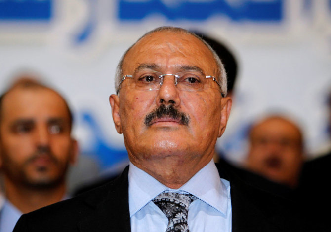 „Reuters“/„Scanpix“ nuotr./Buvęs Jemeno prezidentas Ali Abdullah Salehas