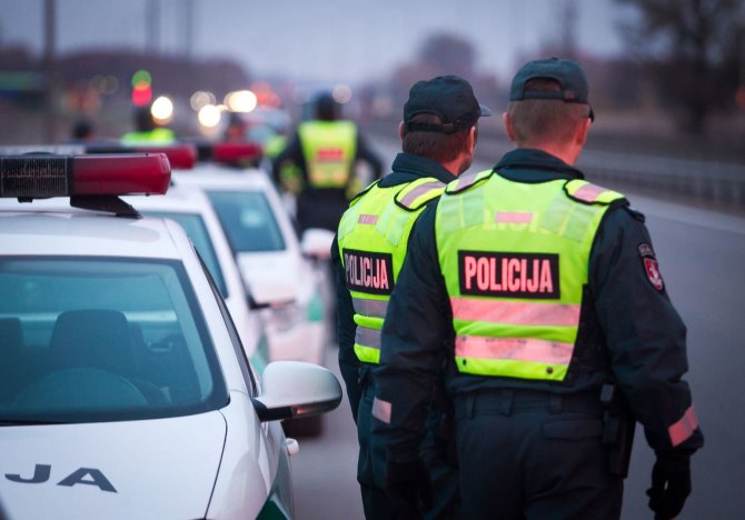 Irmanto Gelūno/15min.lt nuotr./Vilniaus kelių policijos reidas