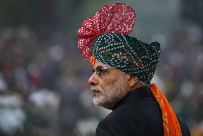 „Reuters“/„Scanpix“ nuotr./Indijos ministras pirmininkas Narenda Modi