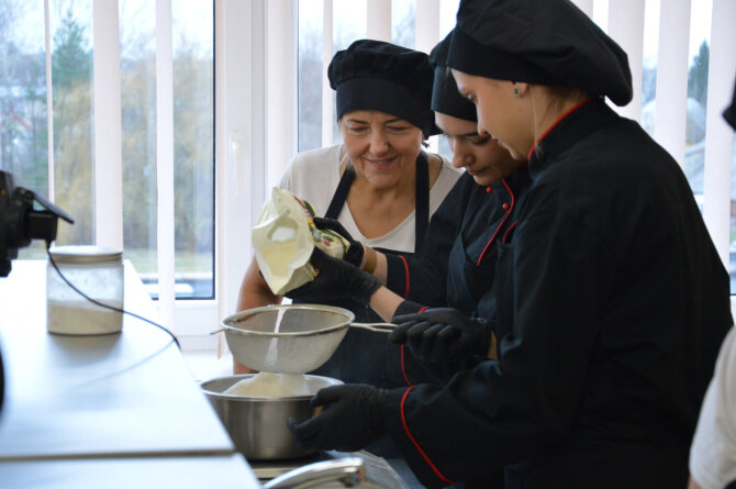 Asmeninė nuotr./Rūta profesijos pamokose