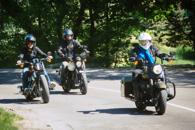 Irmanto Gelūno / 15min nuotr./„Harley Davidson“ 2018 metų modelių bandomasis važiavimas