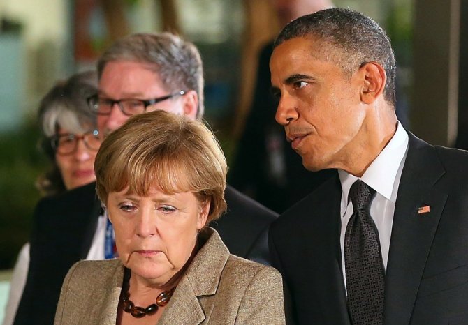 „Reuters“/„Scanpix“ nuotr./A.Merkel ir B.Obama.