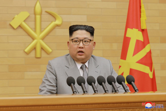 „Reuters“/„Scanpix“ nuotr./Kim Jong Unas