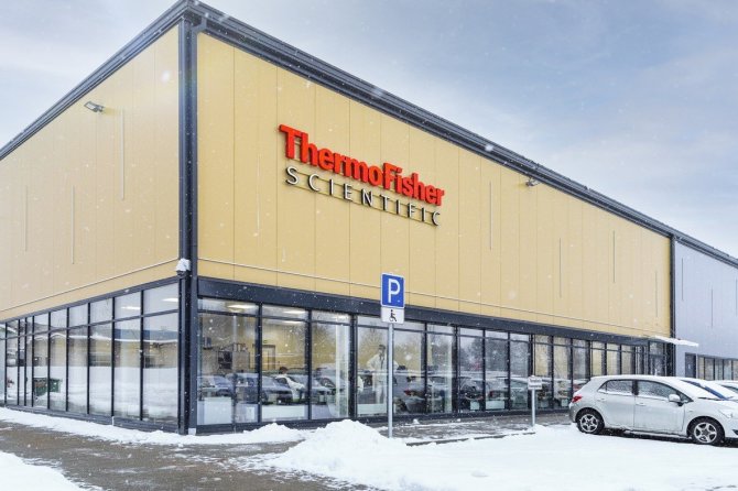 Organizatorių nuotr./„Thermo Fisher Scientific“ naujas gamybos pastatas Vilniuje