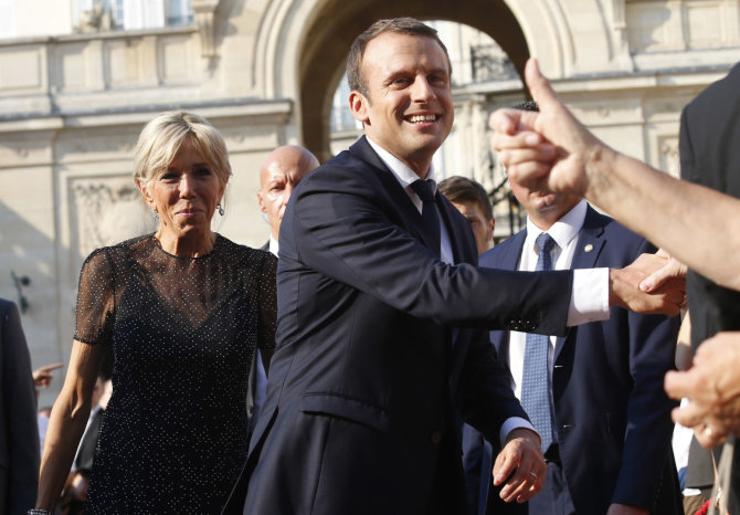 „Scanpix“/AP nuotr./Prancūzijos prezidentas Emmanuelis Macronas