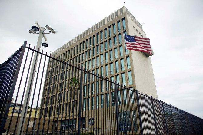 „Reuters“/„Scanpix“ nuotr./JAV ambasada Kuboje