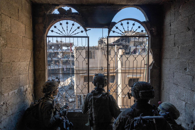 „AFP“/„Scanpix“/Izraelio kariai