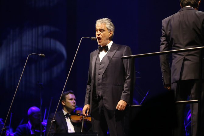 Aliaus Koroliovo/15min nuotr./Andrea Bocelli Kaune