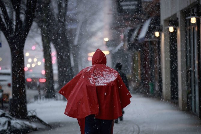 „Reuters“/„Scanpix“ nuotr./Sniegas Niujorke