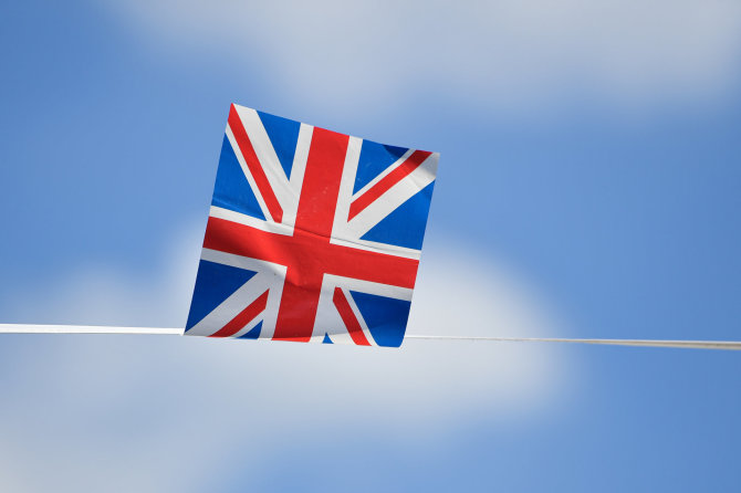 „Scanpix“ nuotr./Jungtinės Karalystės vėliava